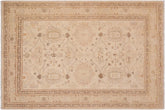 handmade Traditional Kafkaz Beige Tan Hand Knotted RECTANGLE 100% WOOL area rug 9x12