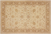 handmade Traditional Kafkaz Beige Lt. Brown Hand Knotted RECTANGLE 100% WOOL area rug 9x12