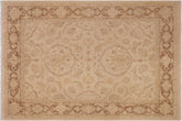 handmade Traditional Kafkaz Tan Brown Hand Knotted RECTANGLE 100% WOOL area rug 9x12