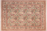 handmade Transitional David Beige Gold Hand Knotted RECTANGLE 100% WOOL area rug 8x10