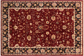 handmade Traditional Kafkaz Red Blue Hand Knotted RECTANGLE 100% WOOL area rug 6x9