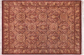handmade Transitional Dhop Red Red Hand Knotted RECTANGLE 100% WOOL area rug 9x12