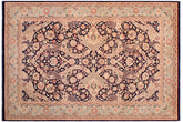 handmade Traditional Agra #2 Blue Lt. Green Hand Knotted RECTANGLE 100% WOOL area rug 6x9