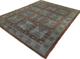 A03357, 7 9"x 911",Over Dyed ,8x10,Silver,LT. GRAY,Hand-knotted ,Pakistan ,100% Wool ,Rectangle ,652671153976