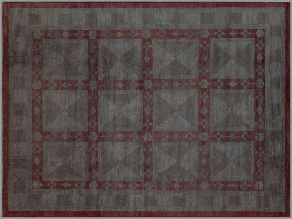 A03357, 7 9"x 911",Over Dyed ,8x10,Silver,LT. GRAY,Hand-knotted ,Pakistan ,100% Wool ,Rectangle ,652671153976