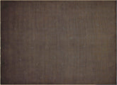 handmade Over Dyed Over Dyed Brown Brown Hand Knotted RECTANGLE 100% WOOL area rug 10' x 13'