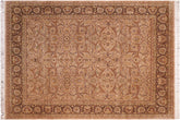 handmade Transitional Persian Taupe Brown Hand Knotted RECTANGLE 100% WOOL area rug 8x10