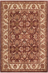 handmade Traditional Kafkaz Brown Ivory Hand Knotted RECTANGLE 100% WOOL area rug 8X10
