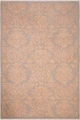 handmade Transitional Kotan Green Tan Hand Knotted RECTANGLE 100% WOOL area rug 6X9