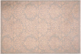 handmade Modern Kotan Green Tan Hand Knotted RECTANGLE 100% WOOL area rug 6' x 9'