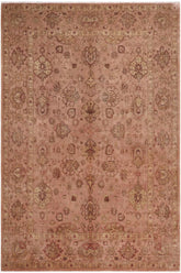 handmade Traditional Kafkaz Dark Tan Dark Tan Hand Knotted RECTANGLE 100% WOOL area rug 10'X14'