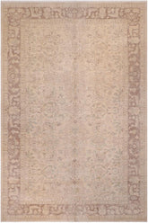 handmade Traditional Kafkaz Lt. Tan Lt. Brown Hand Knotted RECTANGLE 100% WOOL area rug 10X15