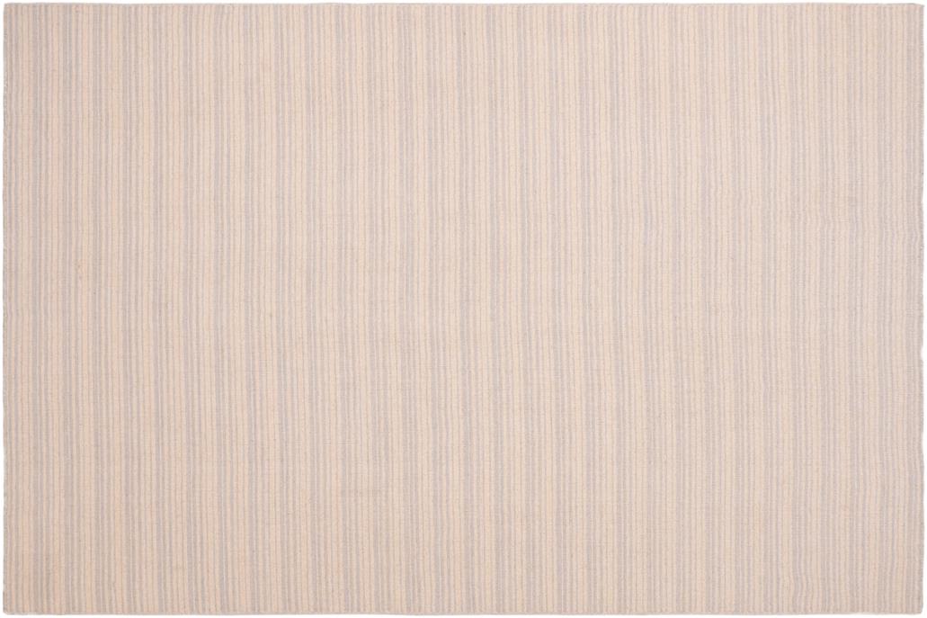 Flat Weave Kilim, Antique, Navaho, Vintage, Handmade, Modern Kilim Tan Gray Hand-Woven Rectangle 100% Wool Area Rug 5 x 8