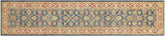 handmade Traditional Kafkaz Blue Red Hand Knotted RUNNER 100% WOOL area rug 3X15