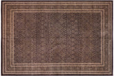 handmade Transitional Design Brown Green Hand Knotted RECTANGLE 100% WOOL area rug 12' x 17'