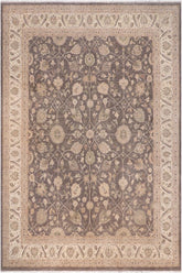 handmade Traditional Kafkaz Lt. Brown Ivory Hand Knotted RECTANGLE 100% WOOL area rug 12X15