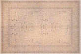 handmade Traditional Design Ivory Ivory Hand Knotted RECTANGLE 100% WOOL area rug 12' x 18'