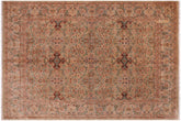 handmade Transitional Lt. Green Gray Hand Knotted RECTANGLE 100% WOOL area rug 8' x 10'