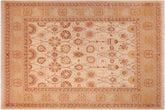 handmade Traditional Kafkaz Gray Brown Hand Knotted RECTANGLE 100% WOOL area rug 8' x 10'