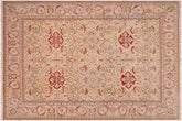 handmade Traditional Design Lt. Gray Gray Hand Knotted RECTANGLE 100% WOOL area rug 8' x 10'