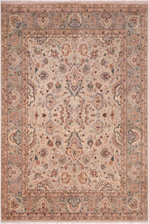 handmade Traditional Veg Dye Lt. Gray Lt. Gray Hand Knotted RECTANGLE 100% WOOL area rug 8'X10'