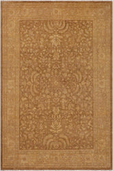 handmade Traditional Kafkaz Gold Tan Hand Knotted RECTANGLE 100% WOOL area rug 10X12