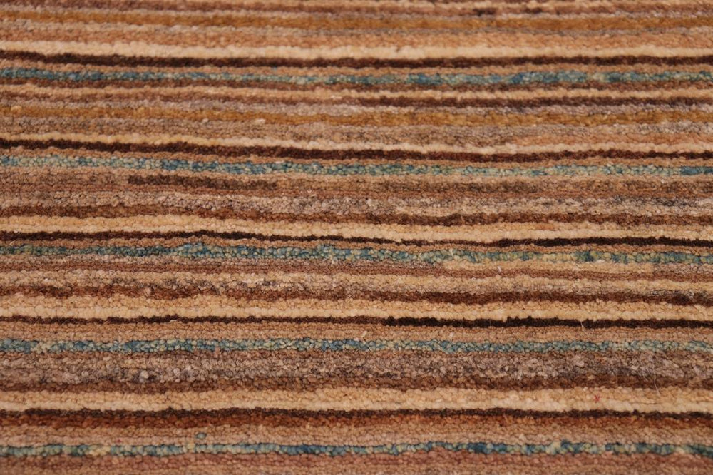 handmade Modern Gabbeh Multi Multi Hand Knotted RECTANGLE 100% WOOL area rug 6 X9