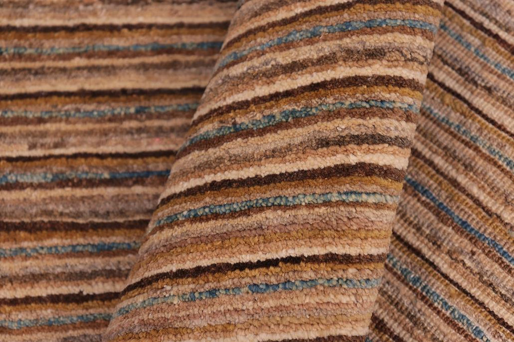 handmade Modern Gabbeh Multi Multi Hand Knotted RECTANGLE 100% WOOL area rug 6 X9