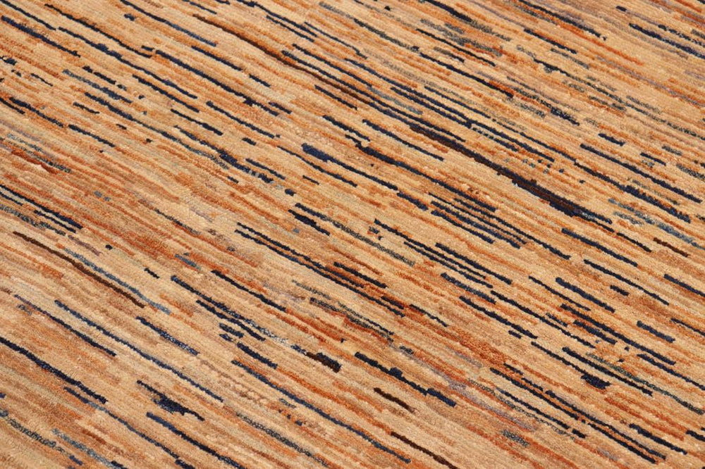 handmade Modern Gabbeh Tan Beige Hand Knotted RECTANGLE 100% WOOL area rug 6 X9