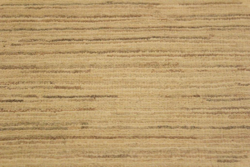 handmade Modern Kafkaz Tan Green Hand Knotted RECTANGLE 100% WOOL area rug 10 X14