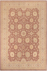 handmade Traditional Kafkaz Brown Tan Hand Knotted RECTANGLE 100% WOOL area rug 10X14