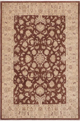 handmade Traditional Kafkaz Brown Tan Hand Knotted RECTANGLE 100% WOOL area rug 10X14