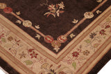 handmade Traditional Kafkaz Brown Tan Hand Knotted RECTANGLE 100% WOOL area rug 10 x 14