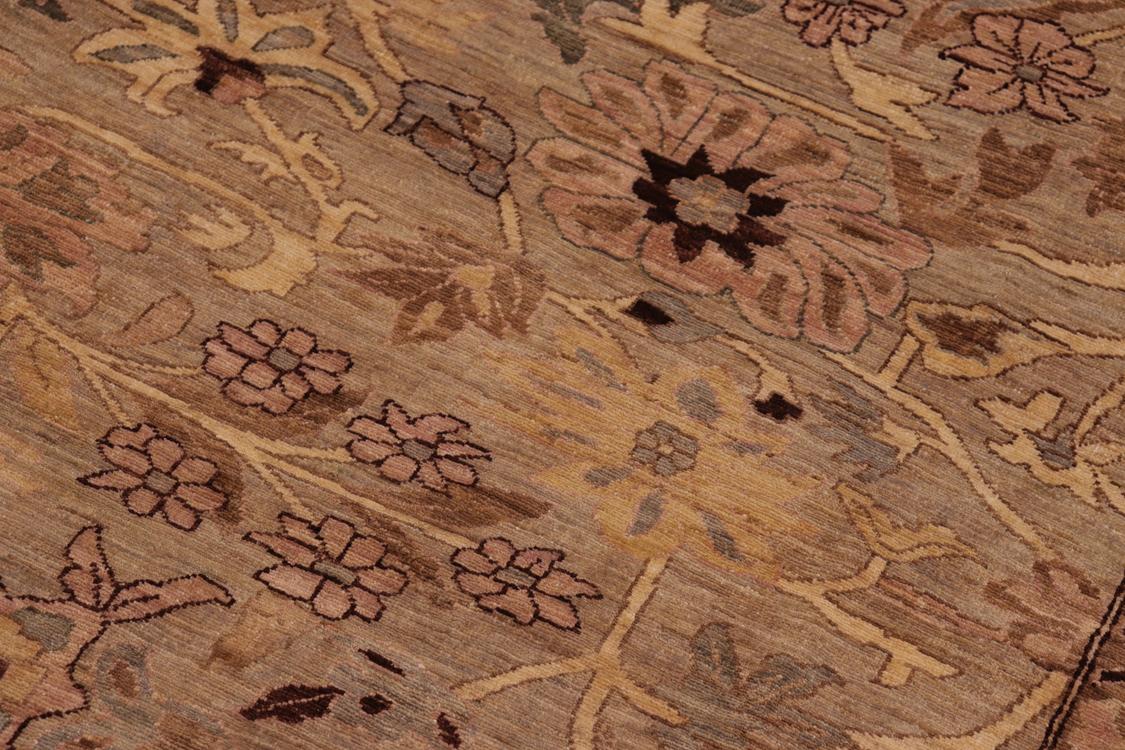 handmade Traditional Kafkaz Gray Tan Hand Knotted RECTANGLE 100% WOOL area rug 10 x 14