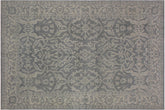 handmade Traditional Kafkaz Gray Green Hand Knotted RECTANGLE 100% WOOL area rug 8' x 11'