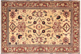 handmade Traditional Kafkaz Beige Red Hand Knotted RECTANGLE 100% WOOL area rug 6x8
