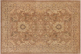 Shabby Chic Ziegler Valery Brown/Tan Hand-Knotted Wool Rug - 10'2'' x 14'4''