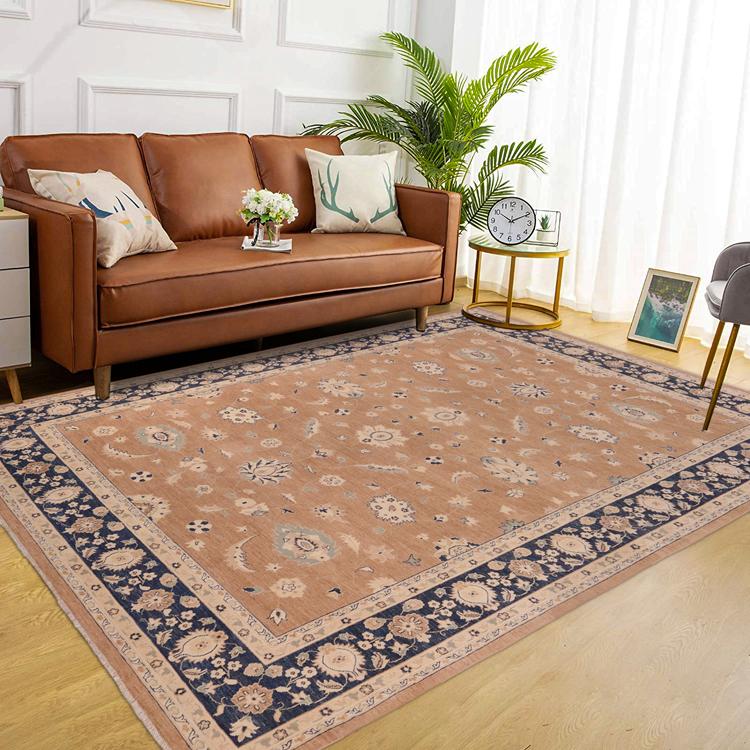 handmade Traditional Kafkaz Brown Blue Hand Knotted RECTANGLE 100% WOOL area rug 10 x 14