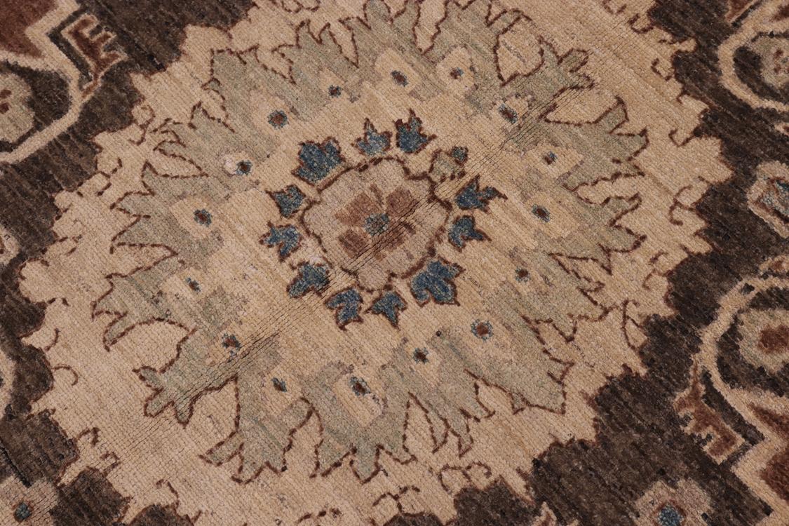 handmade Traditional Kafkaz Rust Charcoal Hand Knotted RECTANGLE 100% WOOL area rug 10 x 14
