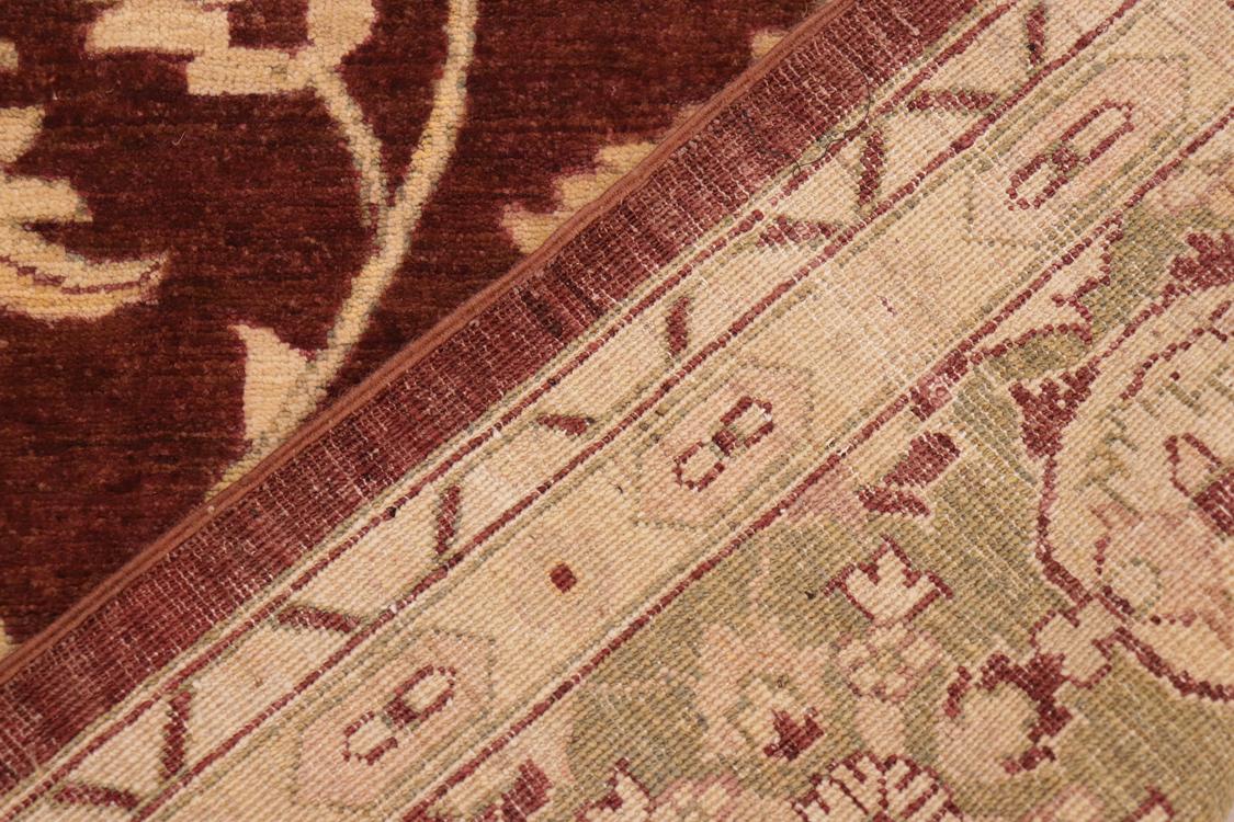 handmade Traditional Kafkaz Brown Green Hand Knotted RECTANGLE 100% WOOL area rug 10 x 14