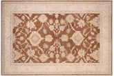 handmade Traditional Kafkaz Brown Beige Hand Knotted RECTANGLE 100% WOOL area rug 10x14