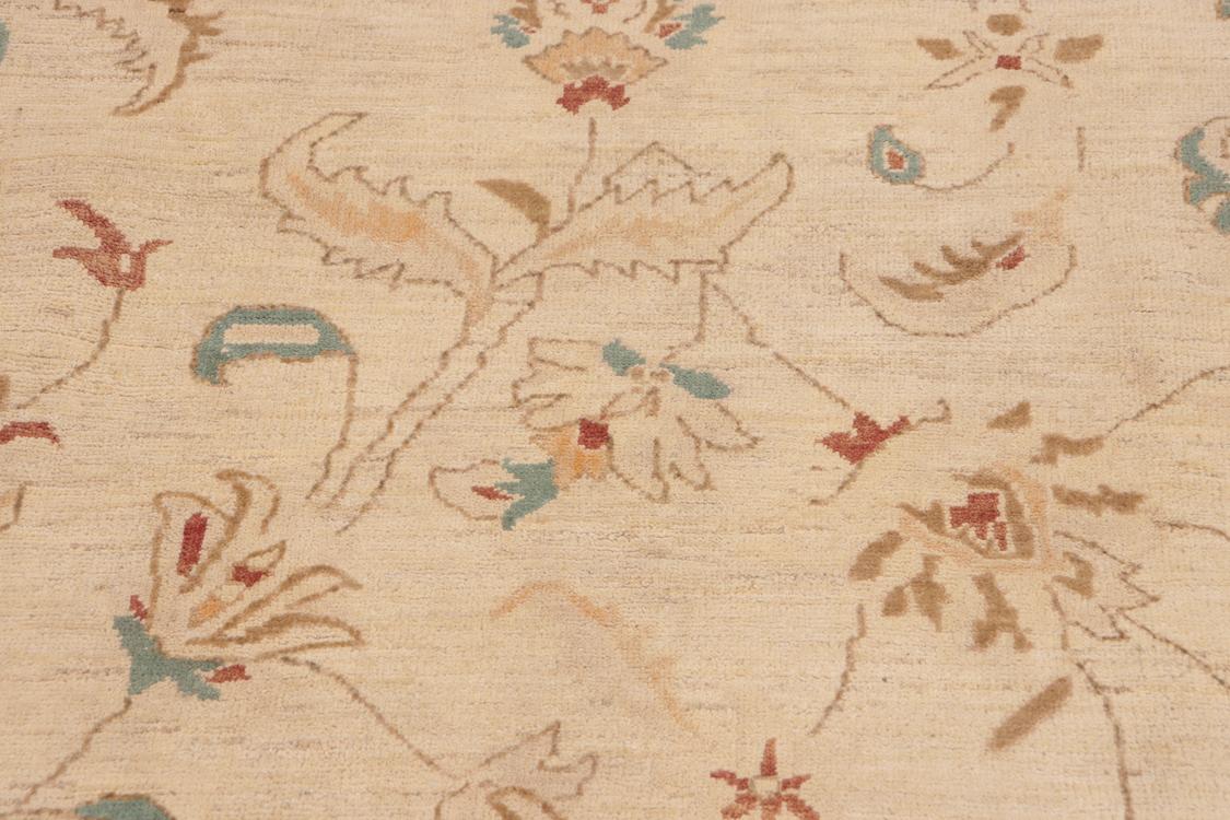 handmade Traditional Kafkaz Beige Brown Hand Knotted RECTANGLE 100% WOOL area rug 10 x 14