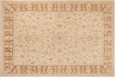 handmade Traditional Kafkaz Beige Brown Hand Knotted RECTANGLE 100% WOOL area rug 10x14