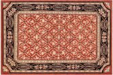 handmade Transitional Kafkaz Rust Black Hand Knotted RECTANGLE 100% WOOL area rug 9' x 12'
