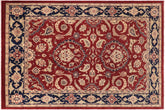 handmade Traditional Kafkaz Red Blue Hand Knotted RECTANGLE 100% WOOL area rug 11x14