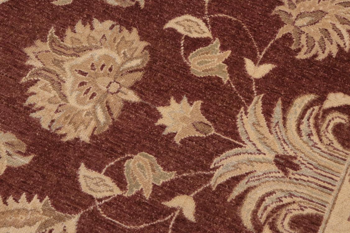 handmade Traditional Kafkaz Brown Tan Hand Knotted RECTANGLE 100% WOOL area rug 10 x 14