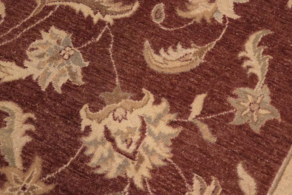 handmade Traditional Kafkaz Brown Tan Hand Knotted RECTANGLE 100% WOOL area rug 10 x 14