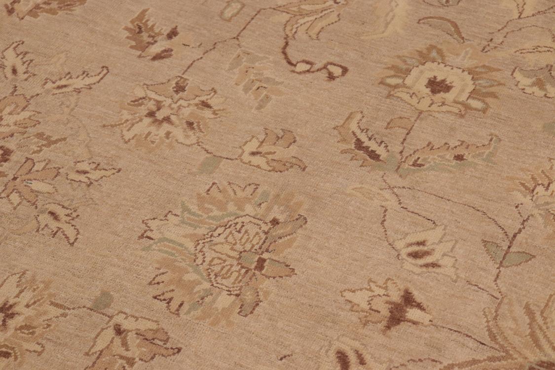 handmade Traditional Kafkaz Tan Brown Hand Knotted RECTANGLE 100% WOOL area rug 10 x 14