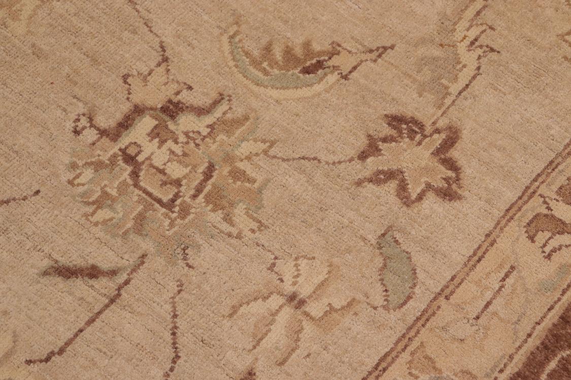 handmade Traditional Kafkaz Tan Brown Hand Knotted RECTANGLE 100% WOOL area rug 10 x 14