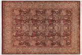 handmade Transitional William Brown Ivory Hand Knotted RECTANGLE 100% WOOL area rug 9x12